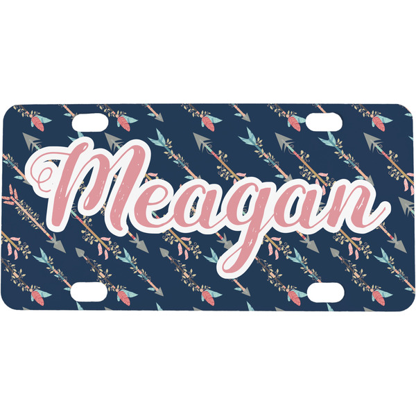 Custom Tribal Arrows Mini/Bicycle License Plate (Personalized)