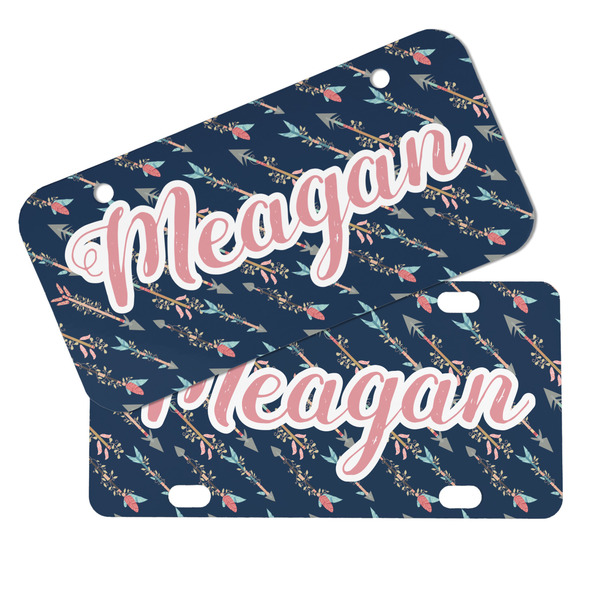 Tribal Arrows Mini License Plates - MAIN (4 and 2 Holes)