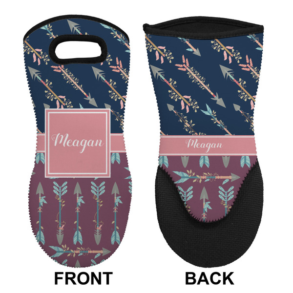 Tribal Arrows Neoprene Oven Mitt (Front & Back)