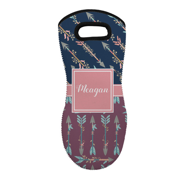 Custom Tribal Arrows Neoprene Oven Mitt w/ Name or Text