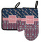 Tribal Arrows Left Oven Mitt & Pot Holder Set w/ Name or Text