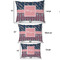Tribal Arrows Outdoor Dog Beds - SIZE CHART
