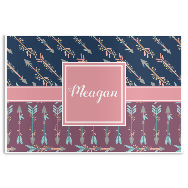 Custom Tribal Arrows Disposable Paper Placemats (Personalized)