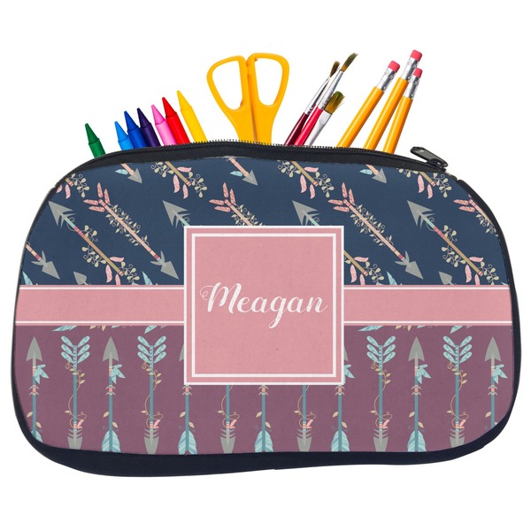 Tribal Arrows Pencil / School Supplies Bags - Medium