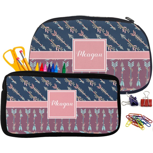 Tribal Arrows Pencil / School Supplies Bags Small and Medium