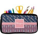 Tribal Arrows Neoprene Pencil Case - Small w/ Name or Text