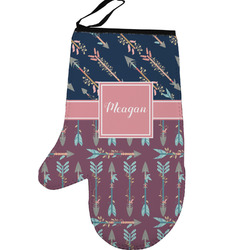 Tribal Arrows Left Oven Mitt (Personalized)