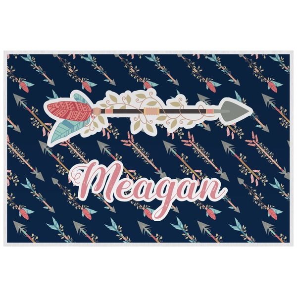 Tribal Arrows Personalized Placemat (Back)