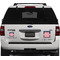 Tribal Arrows Personalized Square Car Magnets on Ford Explorer