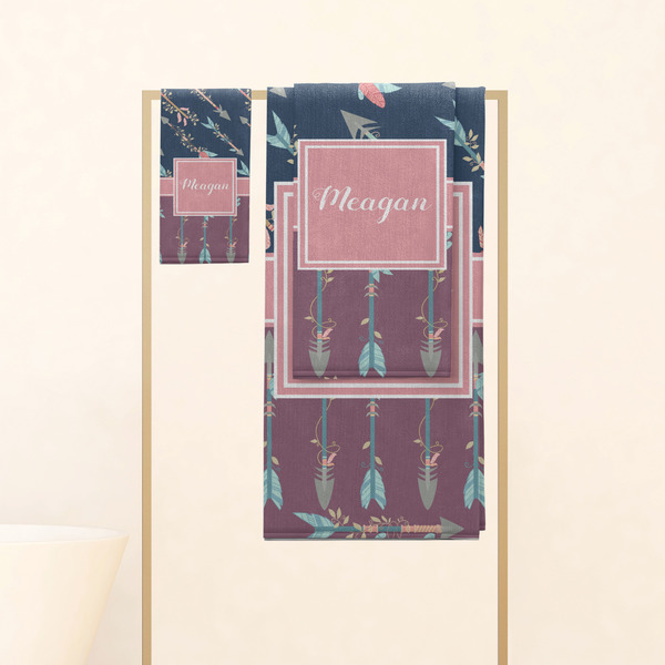 Tribal Arrows Personalized Towel Set
