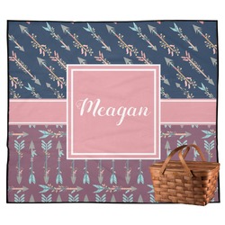 Tribal Arrows Outdoor Picnic Blanket (Personalized)