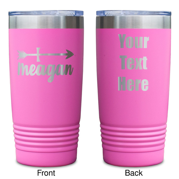 Tribal Arrows Pink Polar Camel Tumbler - 20oz - Double Sided - Approval