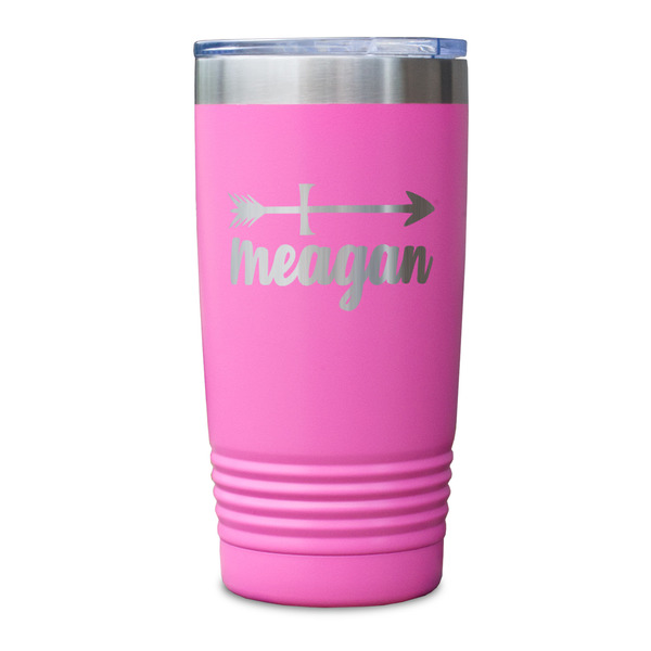 Tribal Arrows Pink Polar Camel Tumbler - 20oz - Single Sided - Approval