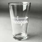 Tribal Arrows Pint Glass - Engraved (Single) (Personalized)