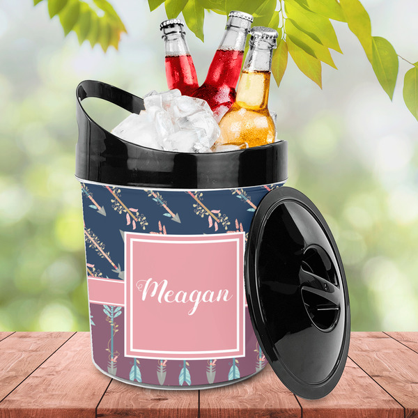 Tribal Arrows Plastic Ice Bucket - LIFESTYLE
