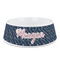 Tribal Arrows Plastic Dog Bowl (Personalized)