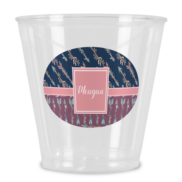 Custom Tribal Arrows Plastic Shot Glass (Personalized)