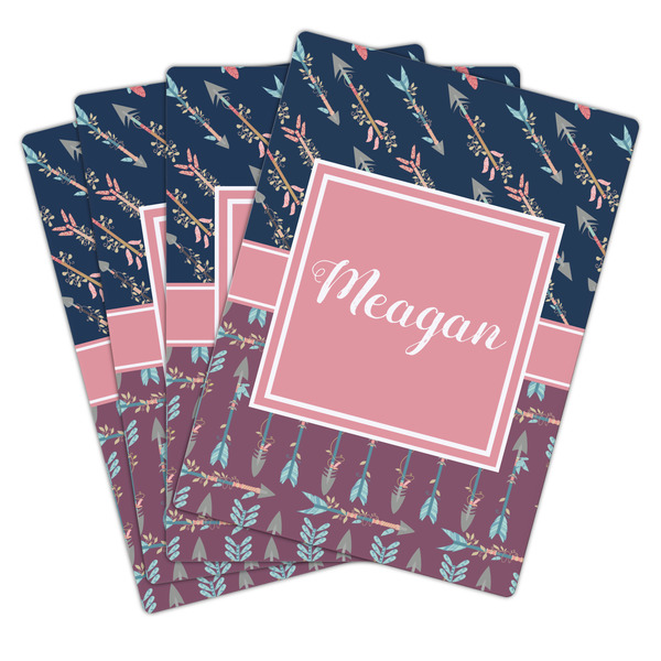 Tribal Arrows Playing Cards - Hand Back View