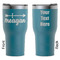 Tribal Arrows RTIC Tumbler - Dark Teal - Double Sided - Front & Back