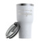 Tribal Arrows RTIC Tumbler -  White (with Lid)