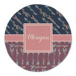 Tribal Arrows Round Linen Placemat (Personalized)