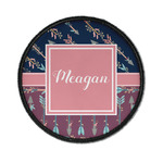 Tribal Arrows Iron On Round Patch w/ Name or Text