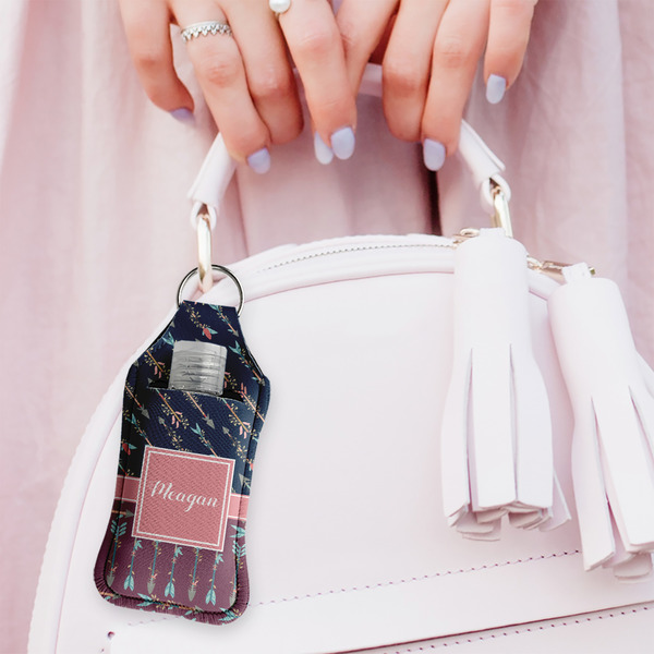 Tribal Arrows Sanitizer Holder Keychain - Large (LIFESTYLE)