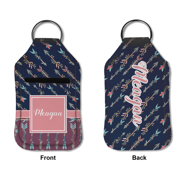 Tribal Arrows Sanitizer Holder Keychain - Small APPROVAL (Flat)