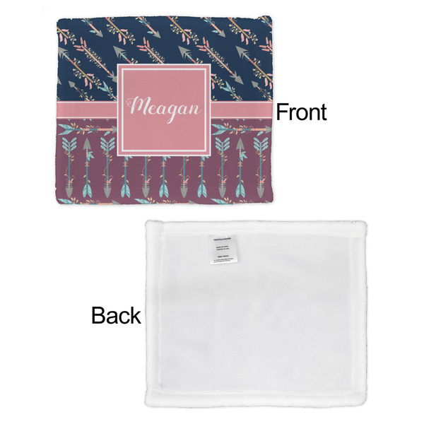 Tribal Arrows Security Blanket - Front & White Back View