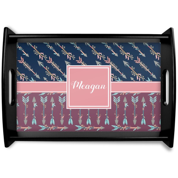 Custom Tribal Arrows Wooden Tray (Personalized)