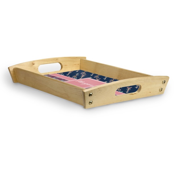 Tribal Arrows Serving Tray Wood Small - Corner