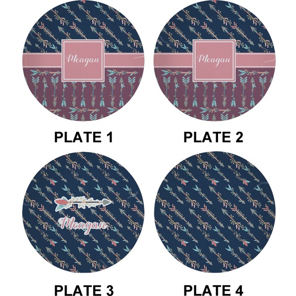 Tribal Arrows Set of Appetizer / Dessert Plates (Approval)