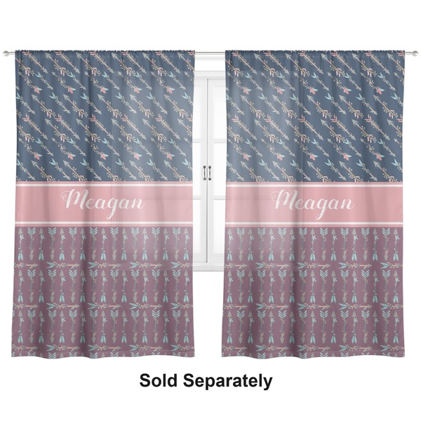 Tribal Arrows Sheer Curtains