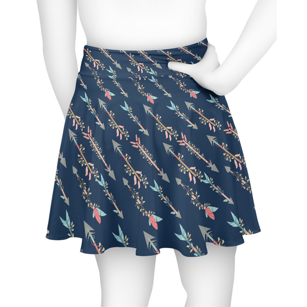 Tribal Arrows Skater Skirt - Back