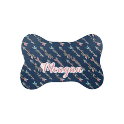 Tribal Arrows Bone Shaped Dog Food Mat (Small) (Personalized)