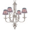 Tribal Arrows Small Chandelier Shade - LIFESTYLE (on chandelier)