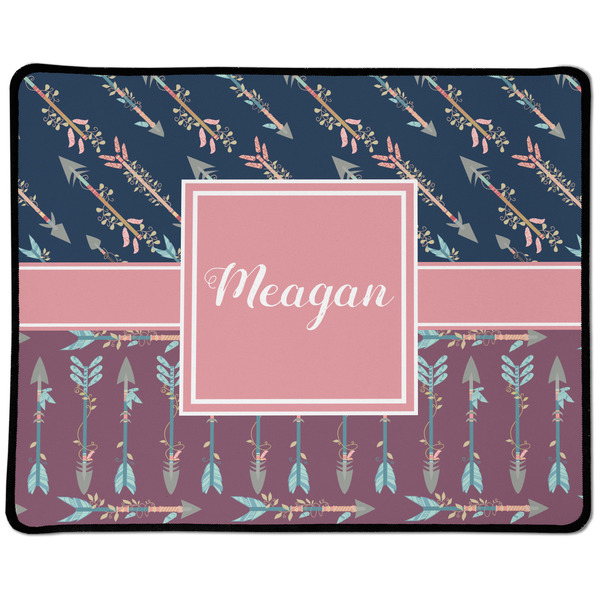 Custom Tribal Arrows Large Gaming Mouse Pad - 12.5" x 10" (Personalized)