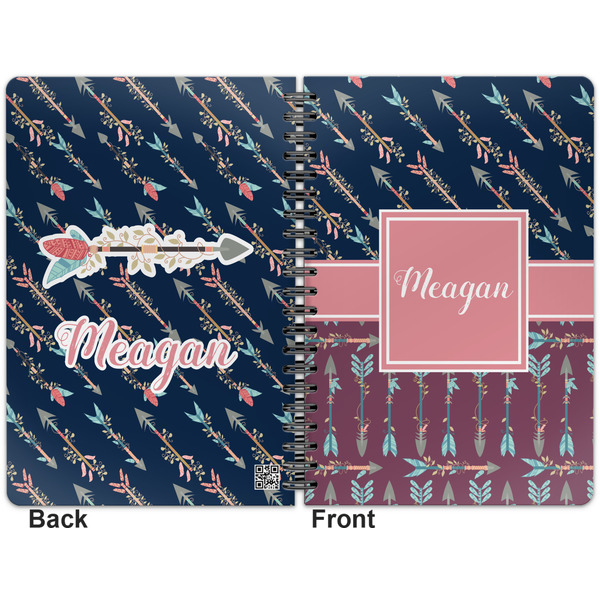 Tribal Arrows Spiral Journal 7 x 10 - Apvl