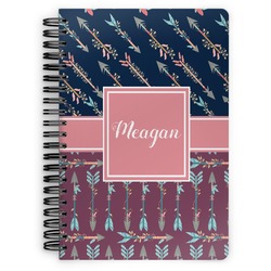 Tribal Arrows Spiral Notebook (Personalized)