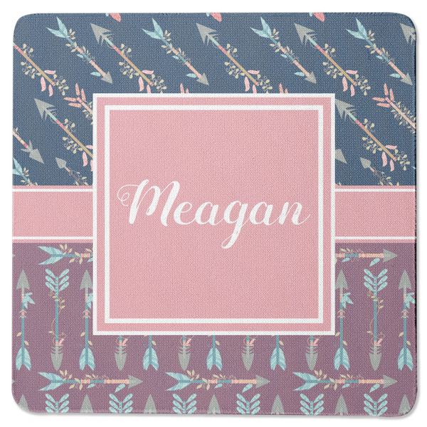 Tribal Arrows Square Coaster Rubber Back - Single