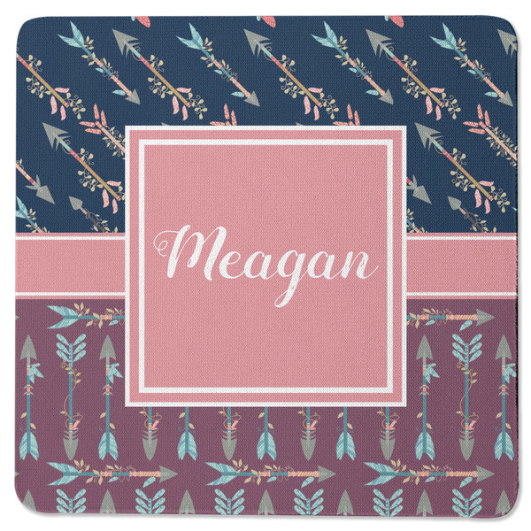 Tribal Arrows Square Coaster Rubber Back - Single