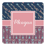 Tribal Arrows Square Decal - Small (Personalized)