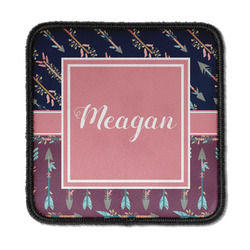 Tribal Arrows Iron On Square Patch w/ Name or Text