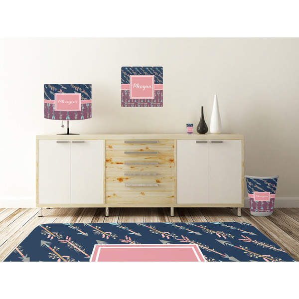 Tribal Arrows Square Wall Decal Wooden Desk