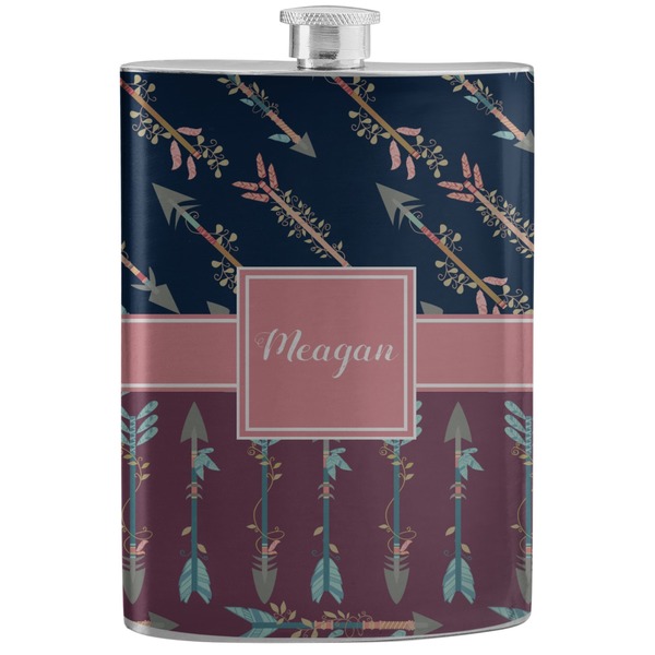 Custom Tribal Arrows Stainless Steel Flask (Personalized)