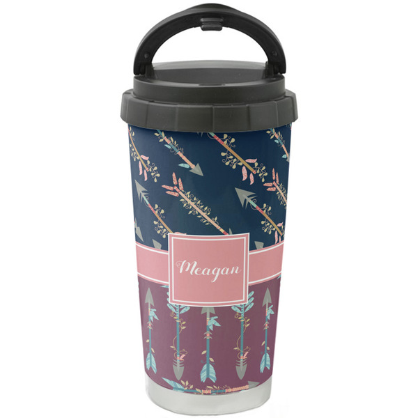 Custom Tribal Arrows Stainless Steel Coffee Tumbler (Personalized)