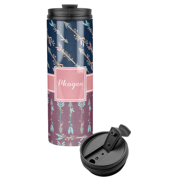 Custom Tribal Arrows Stainless Steel Skinny Tumbler (Personalized)