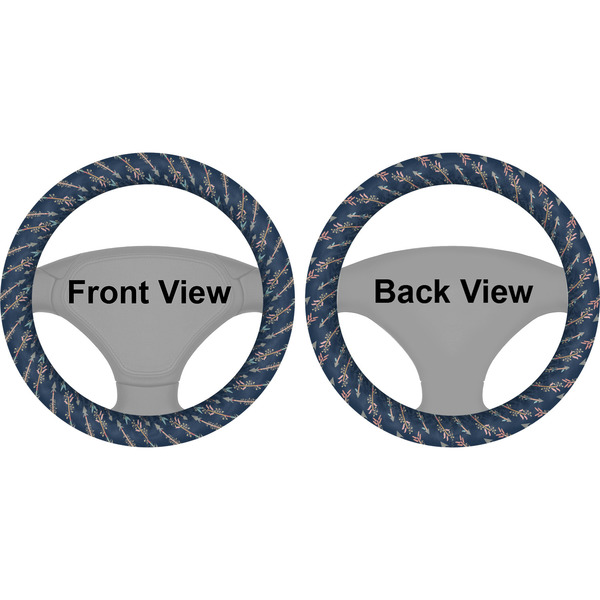 Tribal Arrows Steering Wheel Cover- Front and Back
