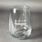 Tribal Arrows Stemless Wine Glass - Front/Approval