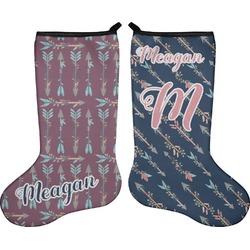Tribal Arrows Holiday Stocking - Double-Sided - Neoprene (Personalized)